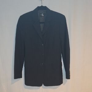 Calvin Klein Classic Charcoal Women's Blazer